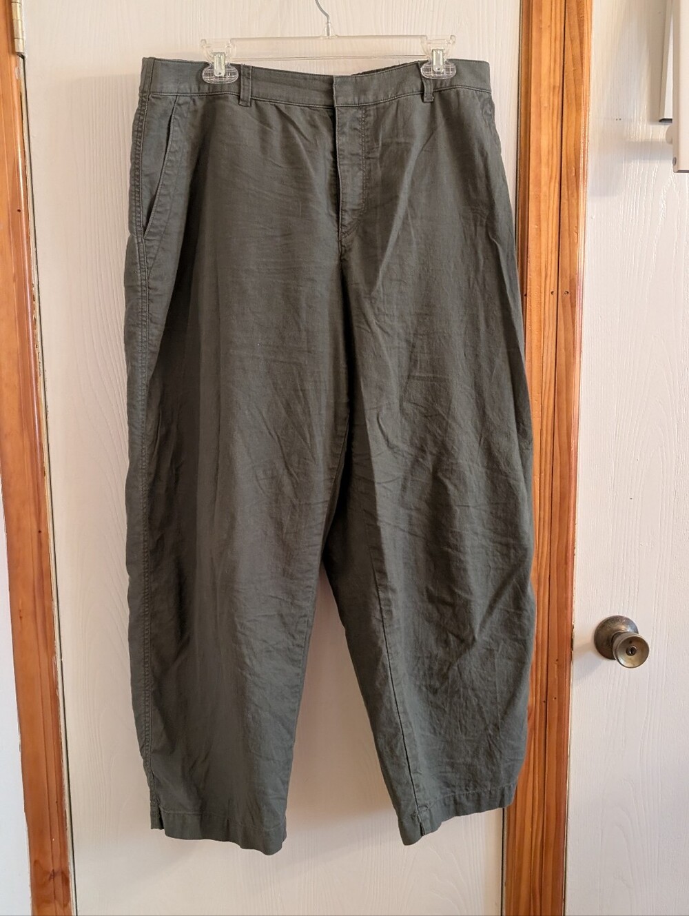 Uniqlo Linen Cotten Ankle Pants